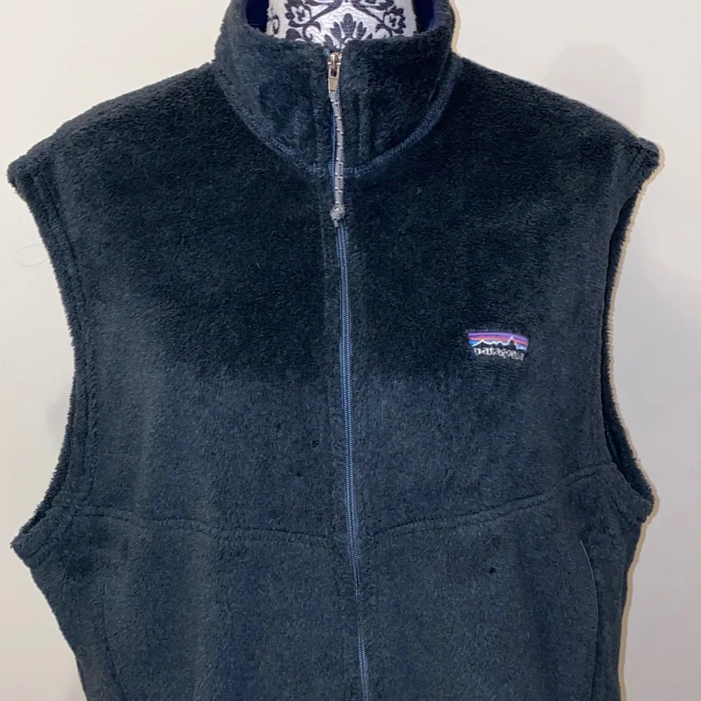 Vintage 2001 Patagonia Black Fleece Vest Made in USA Size XL - Picture 2 of 16
